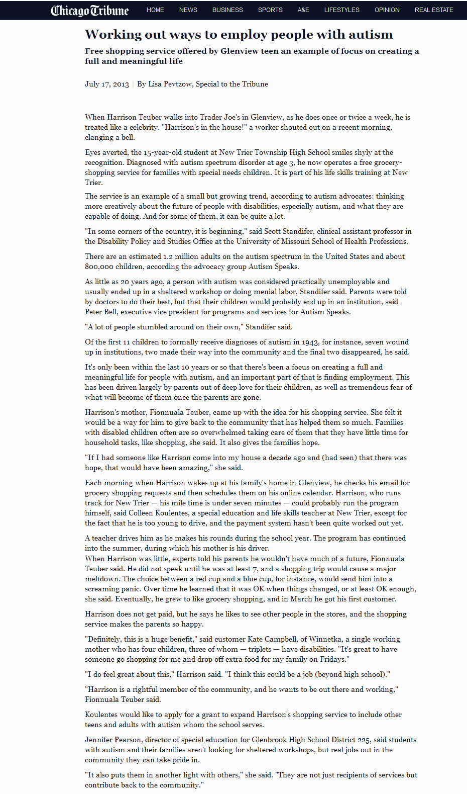 2013 07 17 Chicago Tribune Copy